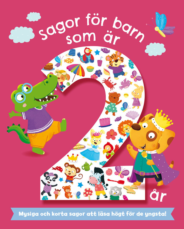 Sagor för barn som är 2 år. Bok