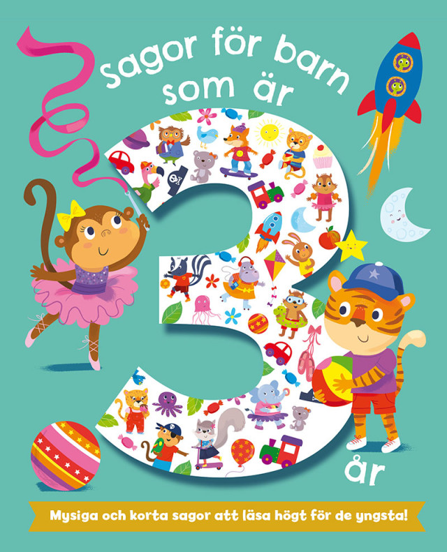 Sagor för barn som är 3 år. Bok