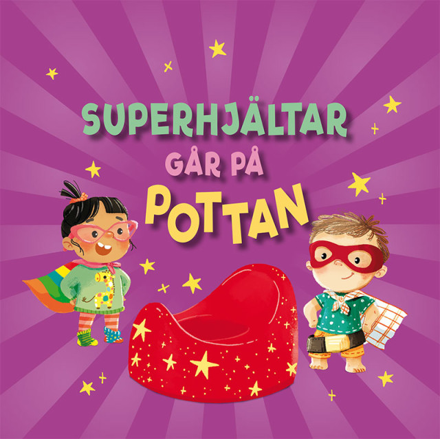 Superhjältar går på pottan. Bok