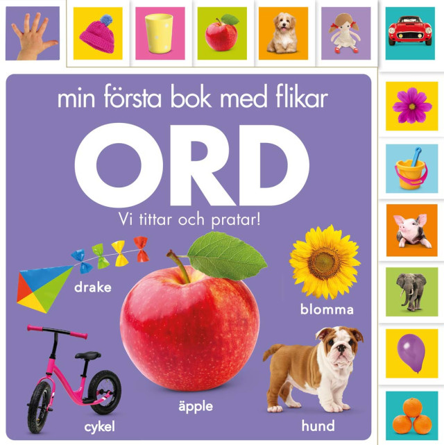 Min första bok med flikar: ord