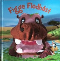 Figge flodhäst bok med handdocka