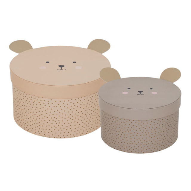 Jabadabado förvaringsask teddy 2-pack NY