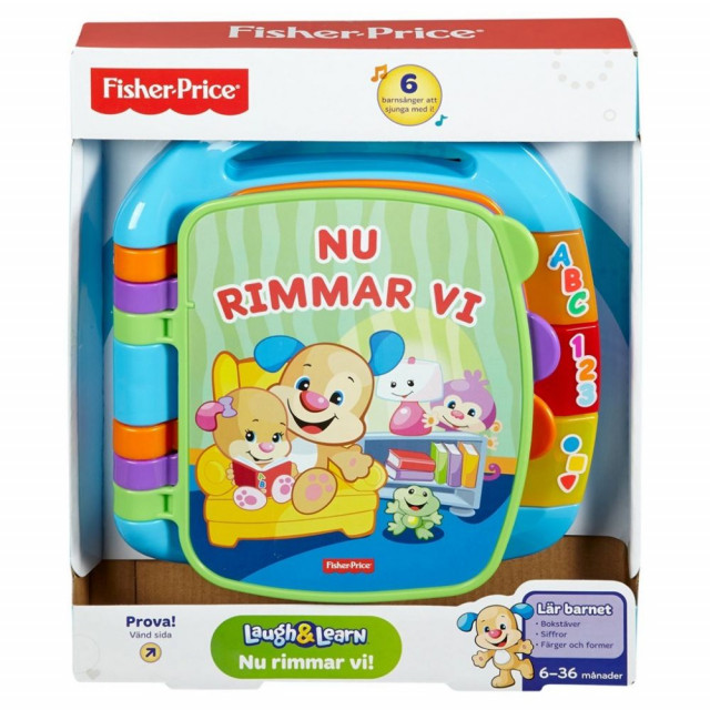 Fisher price laugh & learn bok. Nu rimmar vi