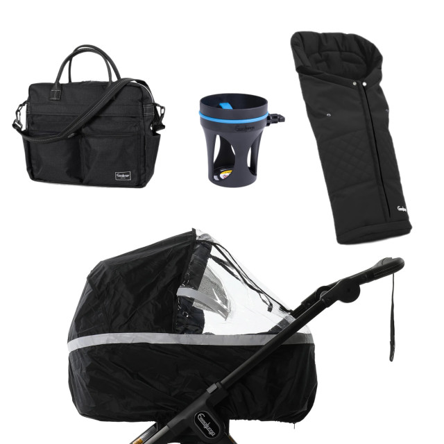 Emmaljunga premium paket all black OBS! Vid köp av komplett Emmaljunga vagn