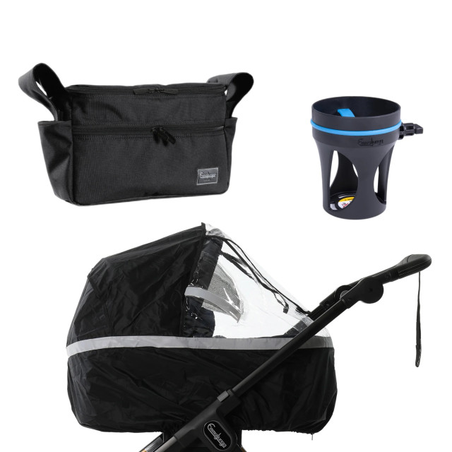 Emmaljunga komfort paket all black OBS! Vid köp av komplett Emmaljunga vagn