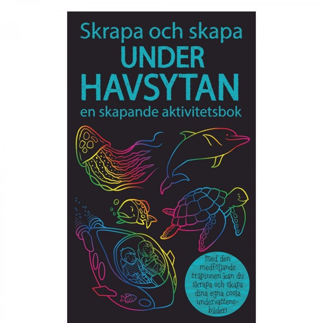 Skrapa och skapa under havsytan bok