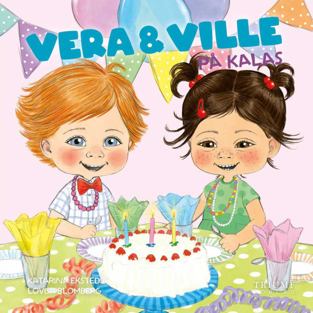 Vera och ville på kalas. Bok