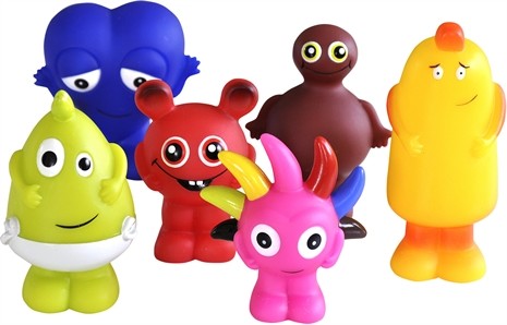 Babblarna plastfigurer 6 st 