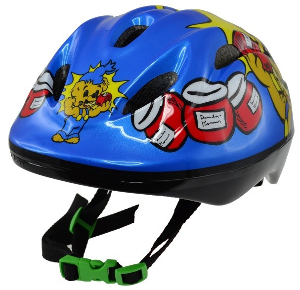 Bamse cykelhjälm blå