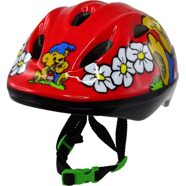 Bamse cykelhjälm röd