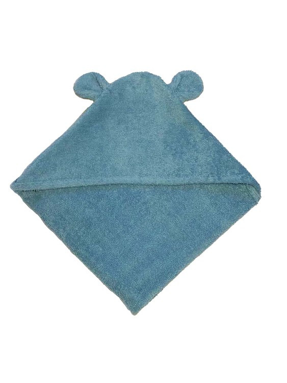 Mini dreams badcape bear blå