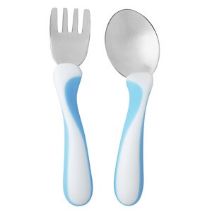 Bambino my first fork & spoon blå