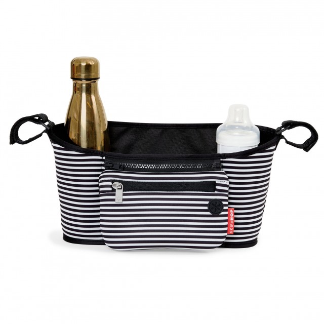 Skip hop organizer black/white stripe