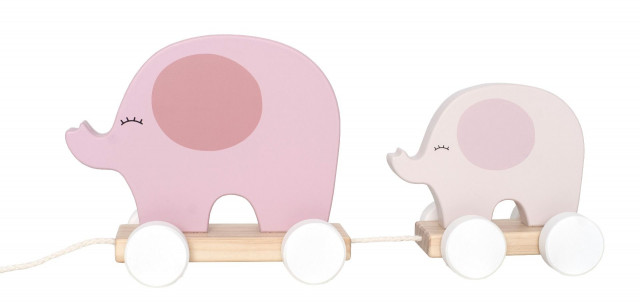 Jabadabado dragdjur elefant rosa