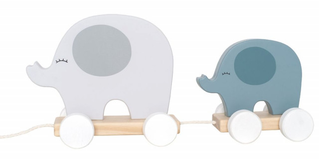 Jabadabado dragdjur elefant grå