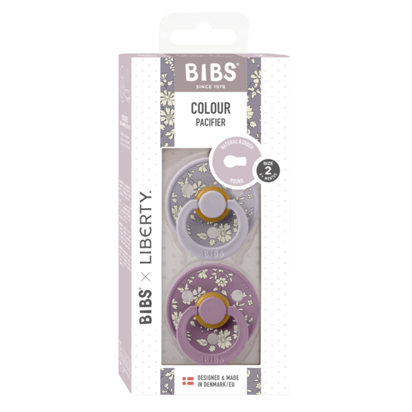 Bibs Liberty napp latex capel fossil grey mix 6-18mån 2-pack 