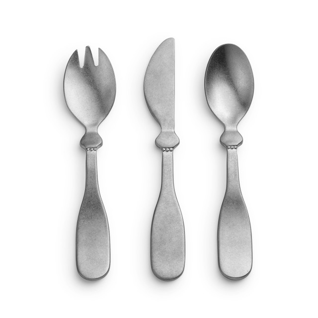 Elodie details bestick Eat 3-delar antique silver
