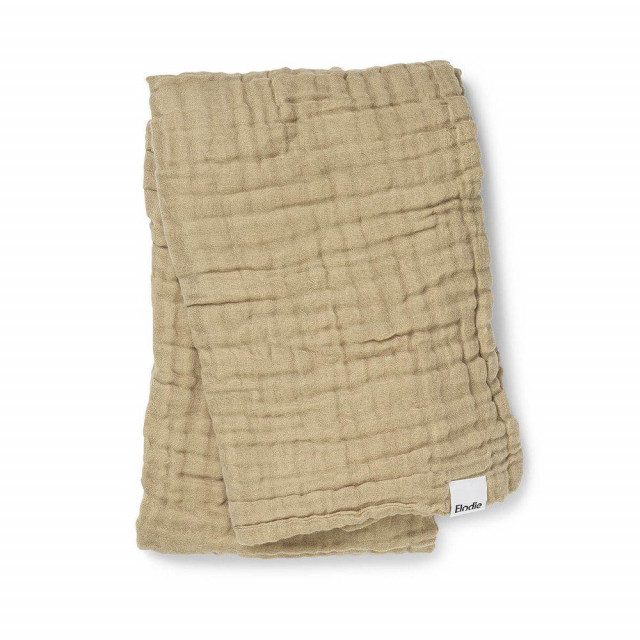 Elodie details filt krinklad pure khaki 120x120cm