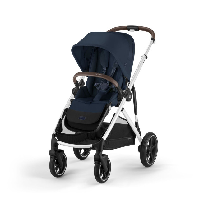 Cybex gazelle s sittvagn ocean blue, silver chassi