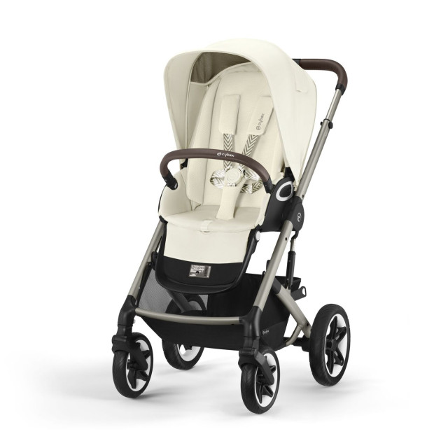 Cybex talos s lux sittvagn seashell beige, taupe chassi