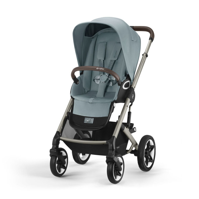 Cybex talos s lux sittvagn sky blue, taupe chassi