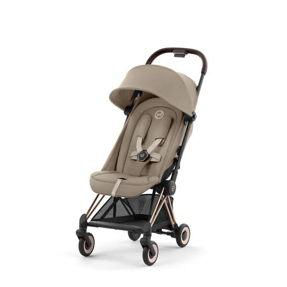 Cybex coya resevagn cozy beige chassi rosegold