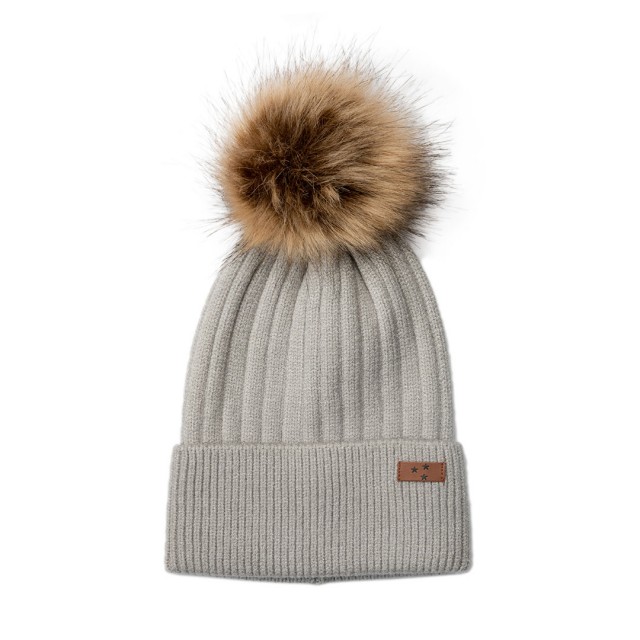 Mini dreams mössa fluffy grå