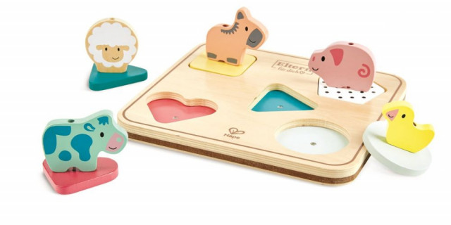 Hape pussel med djur & ljud SLUT för tillfället