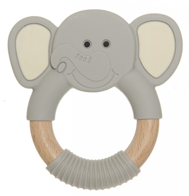 Teddykompaniet bitring silikon diinglisar elefant