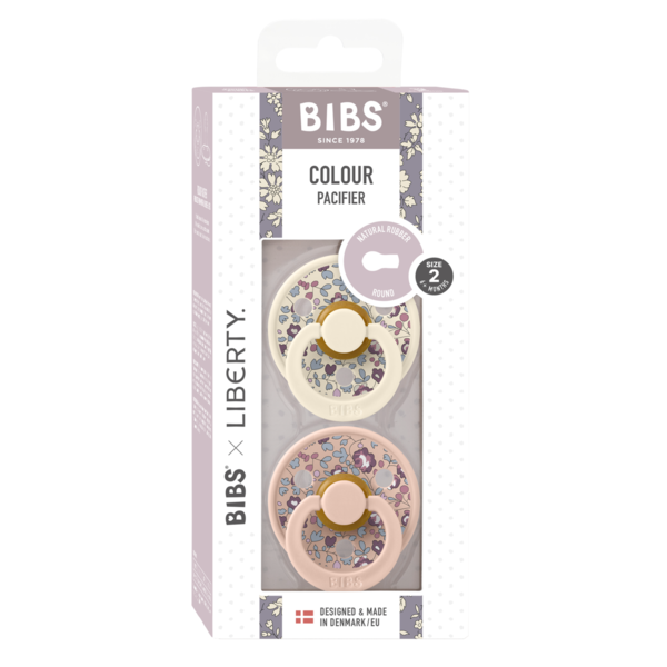 Bibs Liberty napp latex eloise blush mix 6-18mån 2-pack