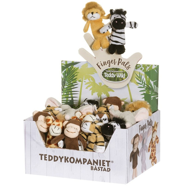 Teddykompaniet fingerdockor vilda djur