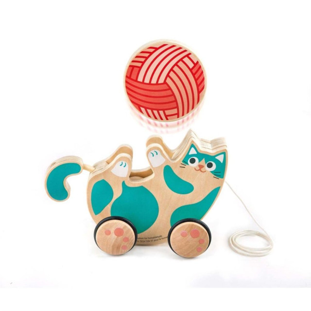 Hape dragdjur roll & rattle kitten