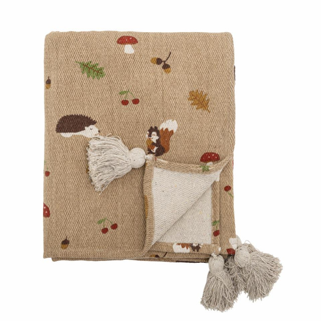 Bloomingville filt fall throw 160x1130 cm