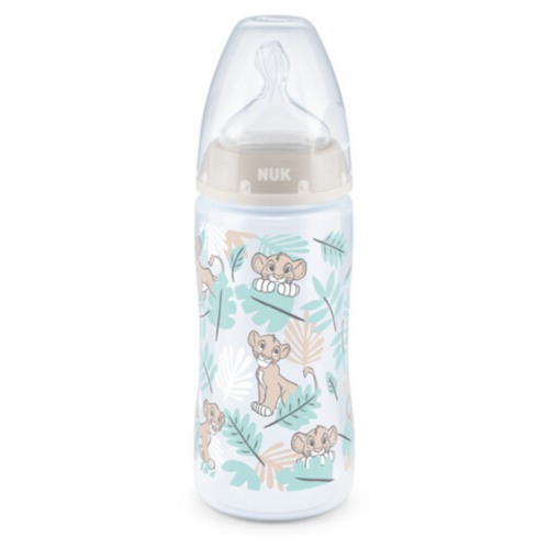 Nuk nappflaska first choice+ temperature control 300ml lion king