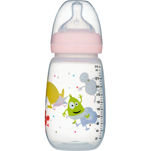 2B baby nappflaska 310ml babblarna rosa