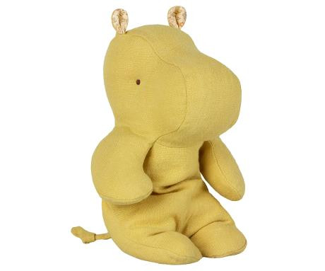 Maileg safari friends little hippo lime yellow