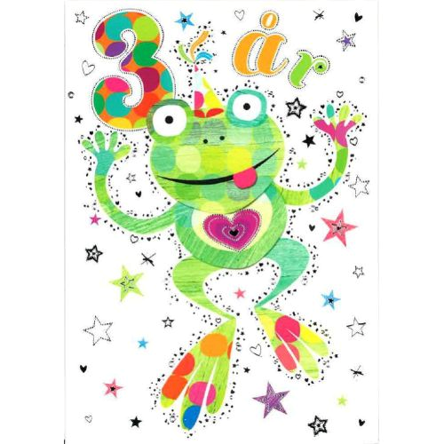 Spaderteam kort 3 år groda