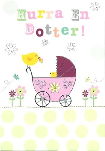 Spaderteam kort hurra en dotter