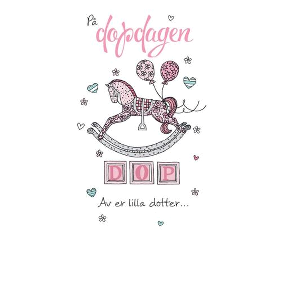 Spaderteam kort dop av er lilla dotter