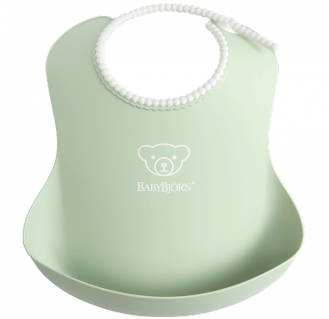 Babybjörn haklapp 1-pack blekgrön