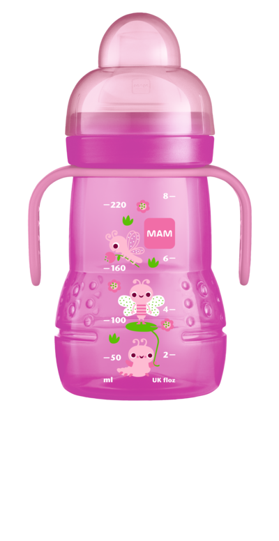 MAM trainer 220ml rosa