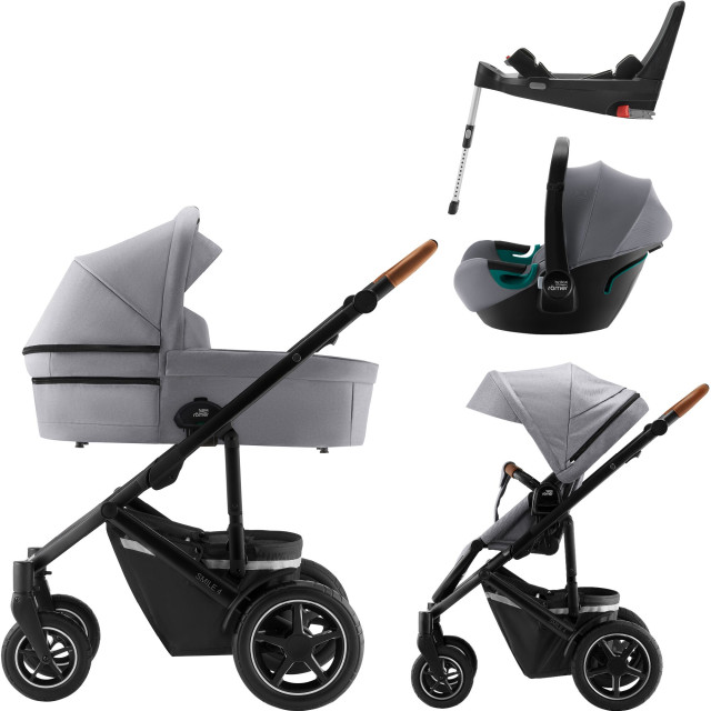 Britax smile 4 PAKET inkl liggdel + babyskydd baby-safe 3 i-size inkl flex base Midnight Grey, Frost Gray, Jade Green, Pure Beige