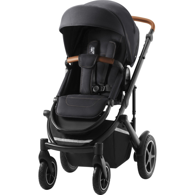 Britax smile 4 sittvagn fossil grey cognac handle green sense