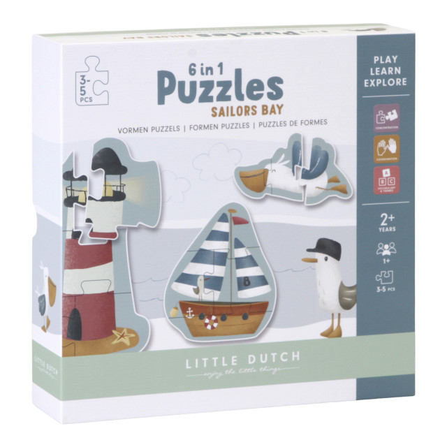Little dutch pussel 6-in-1 sailors bay