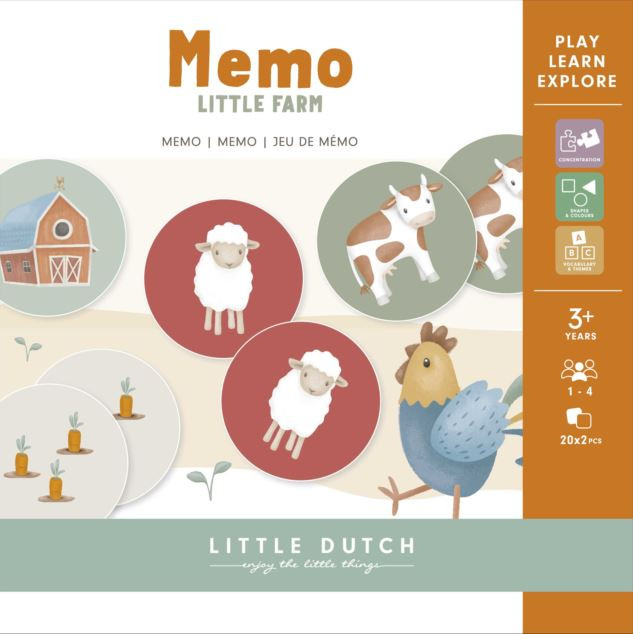 Little dutch memoryspel little farm