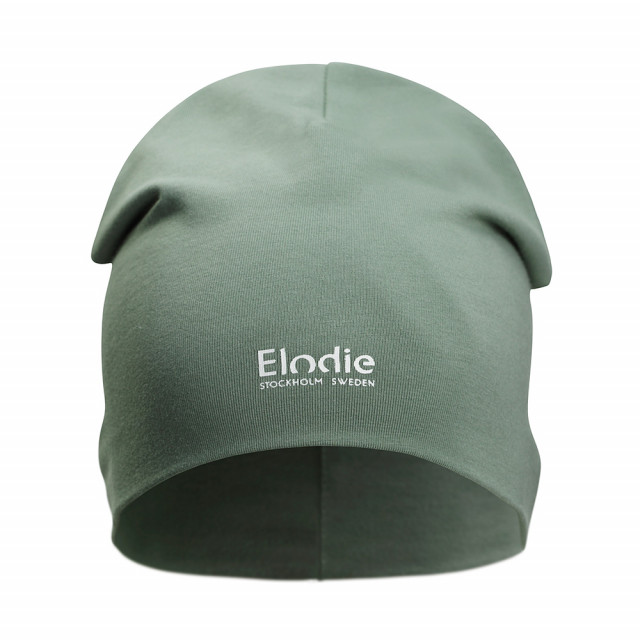 Elodie details mössa logo beanie hazy jade