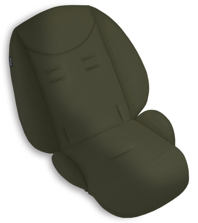 Inovi sittdyna large memory foam med mjukt sidostöd forest green