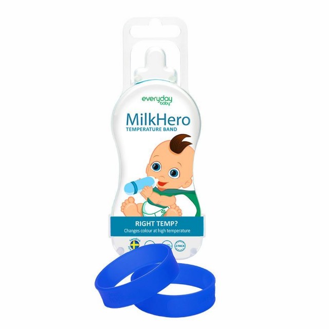 Milkhero temperaturband blå 2-pack