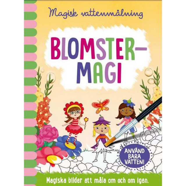 Magisk vattenmålning bok blomstermagi