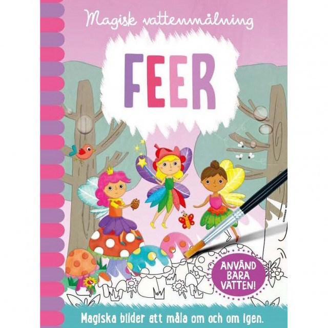 Magisk vattenmålning bok feér